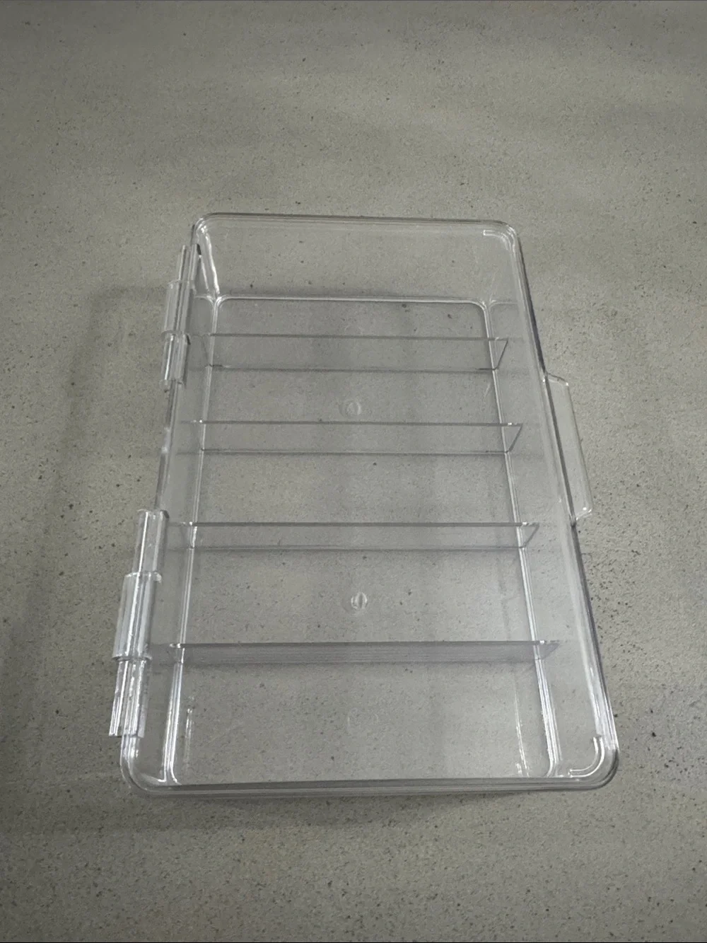 Clear Plastic eyewear  Drawer Organizer with Dividers